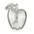 Apple Charm in Sterling Silver