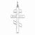 Sterling Silver Eastern Orthodox Cross pendant, Beautiful Pendants for Necklace