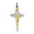 Sterling Silver & Vermeil INRI Crucifix Charm hide-image