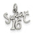 Sterling Silver Sweet 16 Charm hide-image