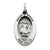 Sterling Silver Antiqued Infant of Prague Medal, Beautiful Charm hide-image