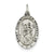 St. Christopher Baseball Medal, Stylish Charm in Sterling Silver