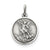 Antiqued Saint Michael Medal, Gorgeous Charm in Sterling Silver