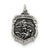 Sterling Silver St. Michael Badge Medal, Alluring Charm hide-image