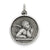 Antiqued Raphael Angel Charm in Sterling Silver