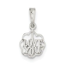 Sterling Silver I Love You Charm hide-image