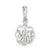 I Love You Charm in Sterling Silver