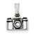 Sterling Silver Antiqued Camera Charm hide-image
