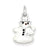 Sterling Silver Enameled Snowman Charm hide-image
