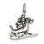 Sterling Silver Antiqued Sleigh Charm hide-image