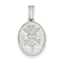 Sterling Silver RN Charm hide-image