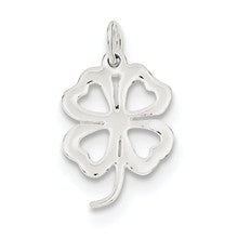 Sterling Silver 4-leaf Clover Charm hide-image