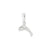 Dolphin Charm in Sterling Silver