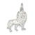 Lion Charm in Sterling Silver