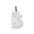 Cat Charm in Sterling Silver