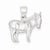 Sterling Silver Donkey Pendant, Pendants for Necklace