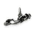 Antiqued Scuba Diver Charm in Sterling Silver