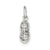 Peanut Charm in Sterling Silver