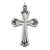 Sterling Silver Antiqued Cross Charm hide-image