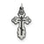 Sterling Silver Eastern Orthodox Cross Charm hide-image