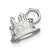 Sterling Silver Happy Birthday Cake Charm hide-image
