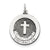 Sterling Silver Confirmation Medal Charm hide-image