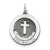 Confirmation Medal Charm in Sterling Silver