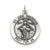 St. Jude Thaddeus Medal; Charm in Sterling Silver