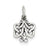 Antiqued Scroll Celtic Knot Charm in Sterling Silver