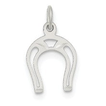 Sterling Silver Open Style Horseshoe Charm hide-image