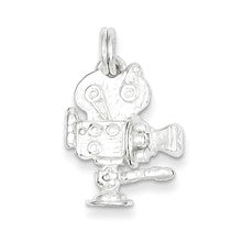 Sterling Silver Movie Camera Charm hide-image