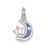 Star and Moon Charm in Sterling Silver
