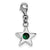 Sterling Silver May CZ Birthstone Star Charm hide-image