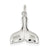 Whale Tail Charm in Sterling Silver