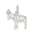 Moose Charm in Sterling Silver