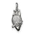 Sterling Silver Owl Charm hide-image