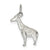 Giraffe Charm in Sterling Silver
