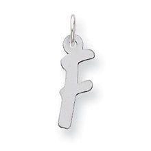 Sterling Silver Medium Initial F Charm hide-image