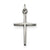 Sterling Silver Antiqued Passion Cross Charm hide-image