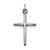Antiqued Passion Cross Charm in Sterling Silver