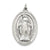 Sterling Silver Miraculous Medal, Exquisite Charm hide-image