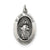 Sterling Silver Antiqued Saint Jude Thaddeus Medal, Charm hide-image