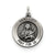 Sterling Silver Antiqued Saint Lucy Medal, Gorgeous Charm hide-image