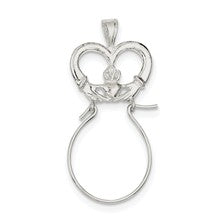 Sterling Silver Claddagh Charm hide-image