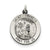 Antiqued Saint Francis Medal, Alluring Charm in Sterling Silver
