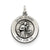 Sterling Silver Antiqued Saint Gerard Medal, Dazzling Charm hide-image