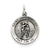 Antiqued Saint John the Baptist Medal, Fine Charm in Sterling Silver