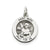 Antiqued Saint Mark Medal, Gorgeous Charm in Sterling Silver