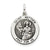 Sterling Silver Antiqued Saint Matthew Medal, Adorable Charm hide-image