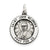 Sterling Silver Antiqued Saint John Neumann Medal, Charm hide-image